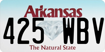 AR license plate 425WBV