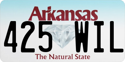 AR license plate 425WIL
