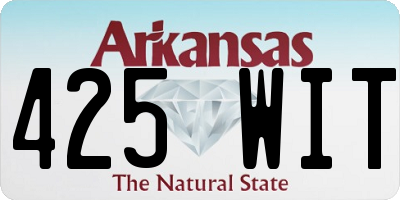 AR license plate 425WIT