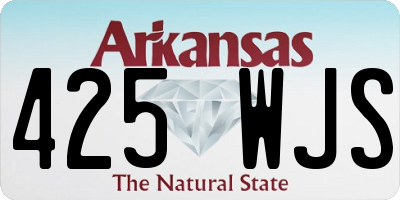 AR license plate 425WJS