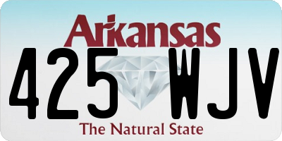 AR license plate 425WJV