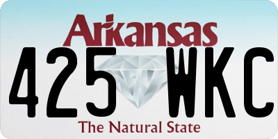 AR license plate 425WKC