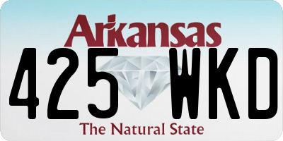 AR license plate 425WKD