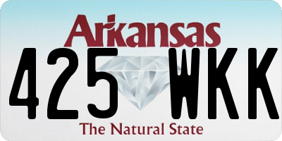 AR license plate 425WKK