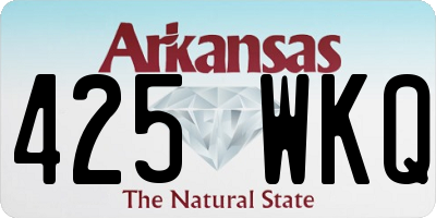 AR license plate 425WKQ