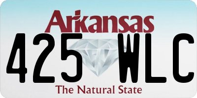AR license plate 425WLC