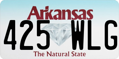 AR license plate 425WLG