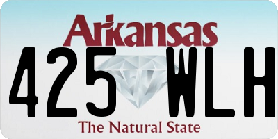 AR license plate 425WLH
