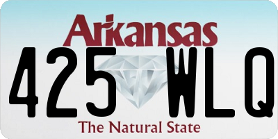 AR license plate 425WLQ