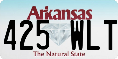 AR license plate 425WLT