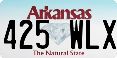 AR license plate 425WLX