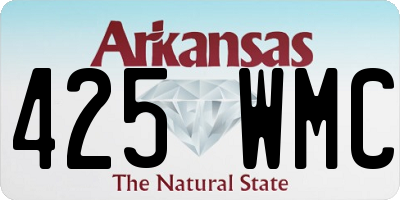 AR license plate 425WMC