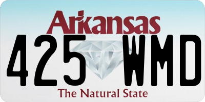 AR license plate 425WMD