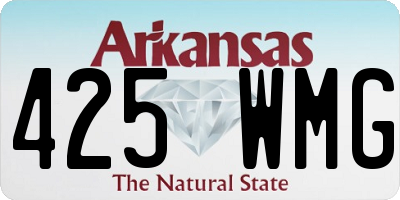 AR license plate 425WMG