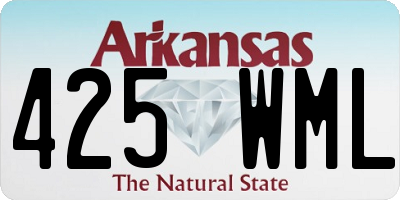 AR license plate 425WML