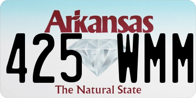 AR license plate 425WMM