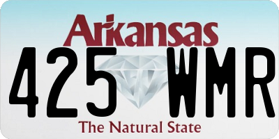 AR license plate 425WMR