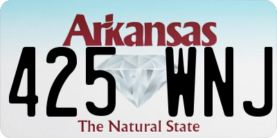 AR license plate 425WNJ