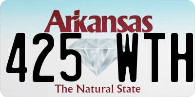 AR license plate 425WTH