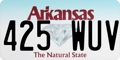 AR license plate 425WUV