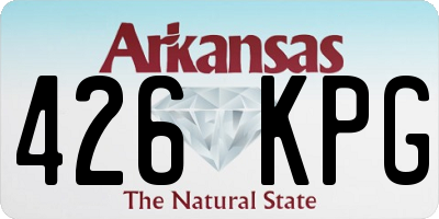 AR license plate 426KPG