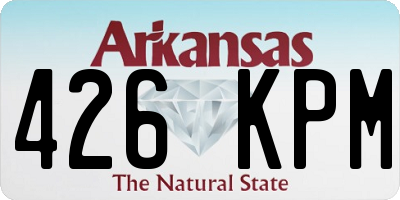 AR license plate 426KPM