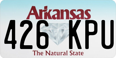 AR license plate 426KPU