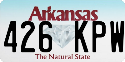 AR license plate 426KPW