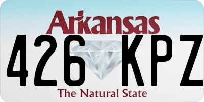 AR license plate 426KPZ