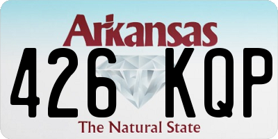 AR license plate 426KQP