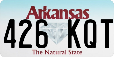 AR license plate 426KQT