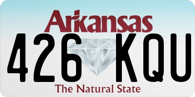 AR license plate 426KQU