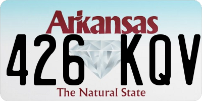 AR license plate 426KQV