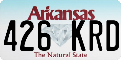 AR license plate 426KRD