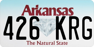 AR license plate 426KRG