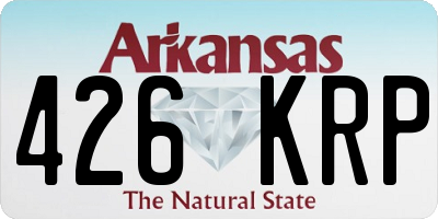 AR license plate 426KRP