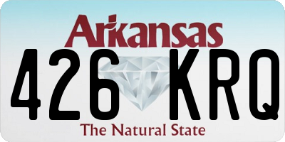 AR license plate 426KRQ