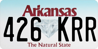 AR license plate 426KRR
