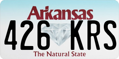 AR license plate 426KRS