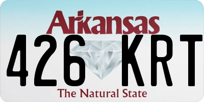 AR license plate 426KRT