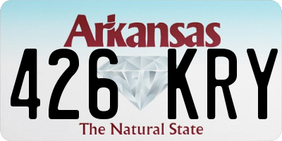 AR license plate 426KRY