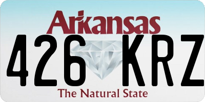 AR license plate 426KRZ