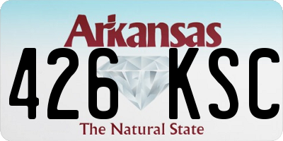 AR license plate 426KSC