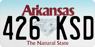AR license plate 426KSD