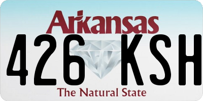 AR license plate 426KSH