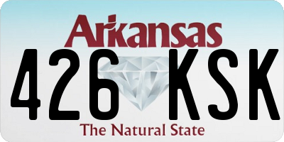 AR license plate 426KSK
