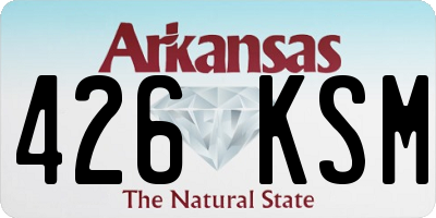 AR license plate 426KSM