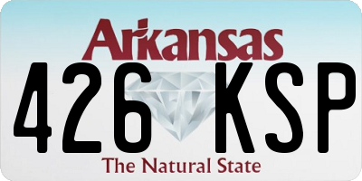 AR license plate 426KSP