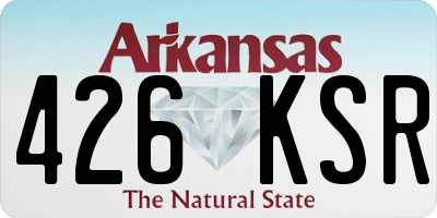AR license plate 426KSR