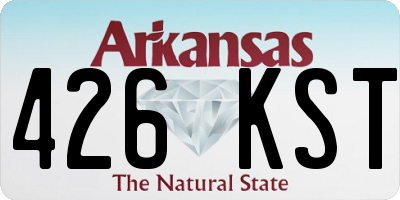 AR license plate 426KST